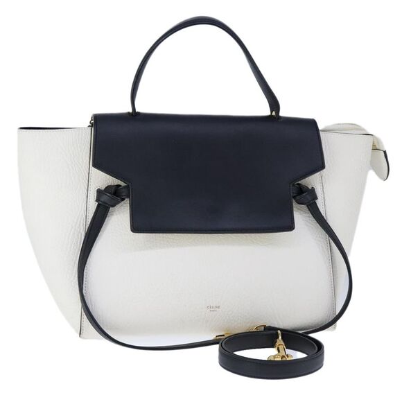 Pre Loved celine Women White Handbags - Picture 1 of 8